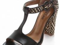 Studio Pollini Raffia High Heel Sandals