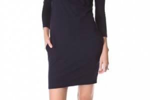 SUNDRY 3/4 Sleeve Dress