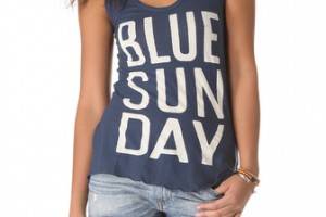 SUNDRY Blue Sunday Tank