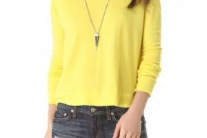 SUNDRY Cropped Pullover