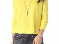 SUNDRY Cropped Pullover