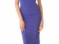 SUNDRY Long Ruched Dress