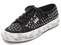 Superga Studded Canvas Sneakers