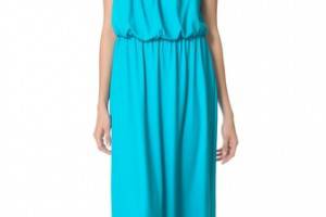 Susana Monaco Blouson Tank Maxi Dress