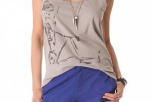 Swildens Isatis S Printed V Neck Tee