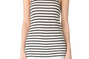 T by Alexander Wang Linen Stripe Tank