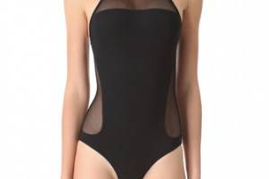 T by Alexander Wang Mesh Combo Swimsuit