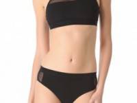 T by Alexander Wang Mesh Crew Bikini Top