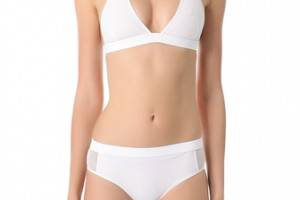 T by Alexander Wang Mesh Triangle Bikini Top