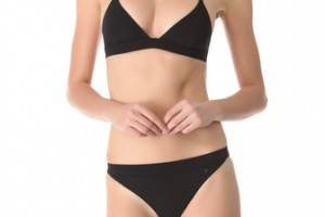 T by Alexander Wang Triangle Tie Bikini Top