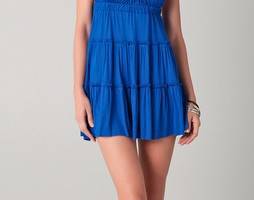 Tbags Los Angeles Tiered Strappy Mini Dress