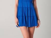 Tbags Los Angeles Tiered Strappy Mini Dress