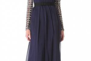 Temperley London Long Angeli Lattice Dress