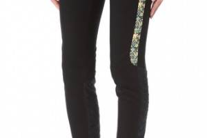 Tess Giberson Cropped Pants with Trim