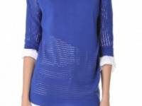 Tess Giberson Mesh Intarsia Sweater