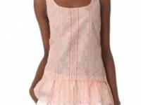 Thakoon Addition Lace Print Ruffle Tank