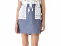 Thakoon Addition Linen Combo Cargo Dress