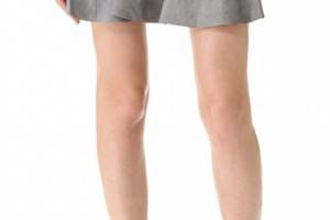 Thakoon Addition Star Leather Trimmed Skirt