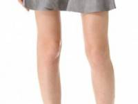 Thakoon Addition Star Leather Trimmed Skirt