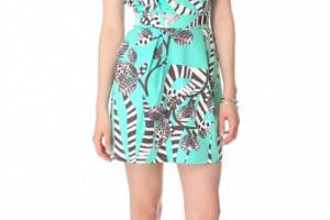 Thakoon Addition Zebra Backless Mini Dress