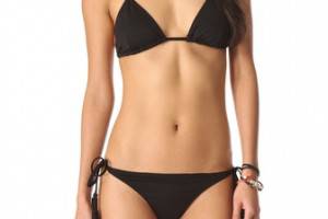 Thayer Crisscross Triangle Bikini Top