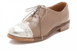 The Office of Angela Scott Mr. Dorchester Metallic Toe Oxfords