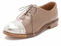 The Office of Angela Scott Mr. Dorchester Metallic Toe Oxfords