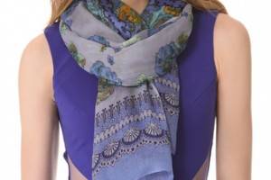 Theodora & Callum Wildflower Gauzy Scarf