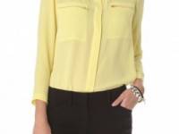 Theory Brundia Silk Top