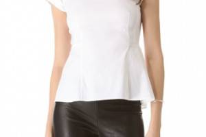 Theory Elili Peplum Top