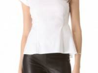 Theory Elili Peplum Top