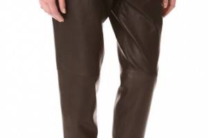 Theory Kina Leather Trousers