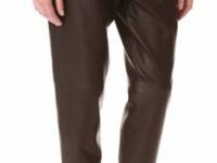 Theory Kina Leather Trousers