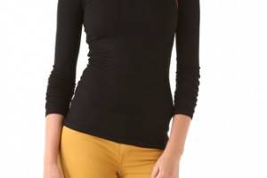 Three Dots Long Sleeve Turtleneck