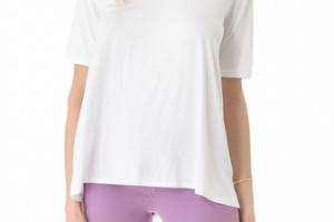 Three Dots Relaxed High Low Tee