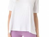 Three Dots Relaxed High Low Tee