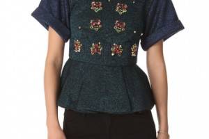 Three Floor Sensation Peplum Top