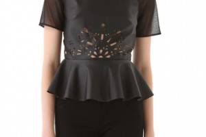 Three Floor Tough Love Peplum Top