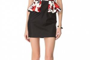 Tibi Belle Peplum Dress