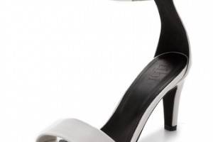 Tibi Clara Clear Strap Sandals