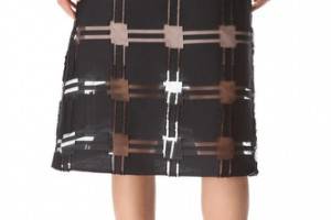 Tibi Organza A Line Skirt