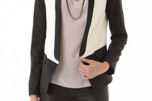 Tibi Wool Tuxedo Jacket