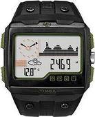 Timex Wide Screen Expedition Watch - Black Rubber Strap T49664