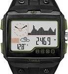 Timex Wide Screen Expedition Watch - Black Rubber Strap T49664