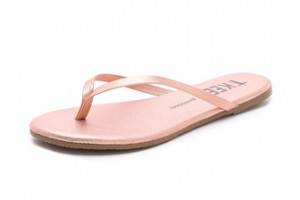 TKEES Shadows Metallic Flip Flops