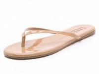 TKEES Sunscreens Patent Flip Flops