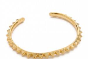 TOM BINNS Petite Clash Cuff with Pyramids