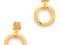 TOM BINNS Petite Clash Door Knocker Earrings