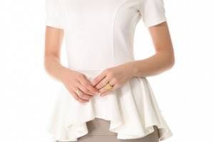 Torn by Ronny Kobo Judy Cap Sleeve Top