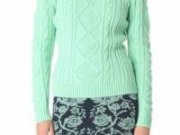 Torn by Ronny Kobo Kati Cable Knit Sweater